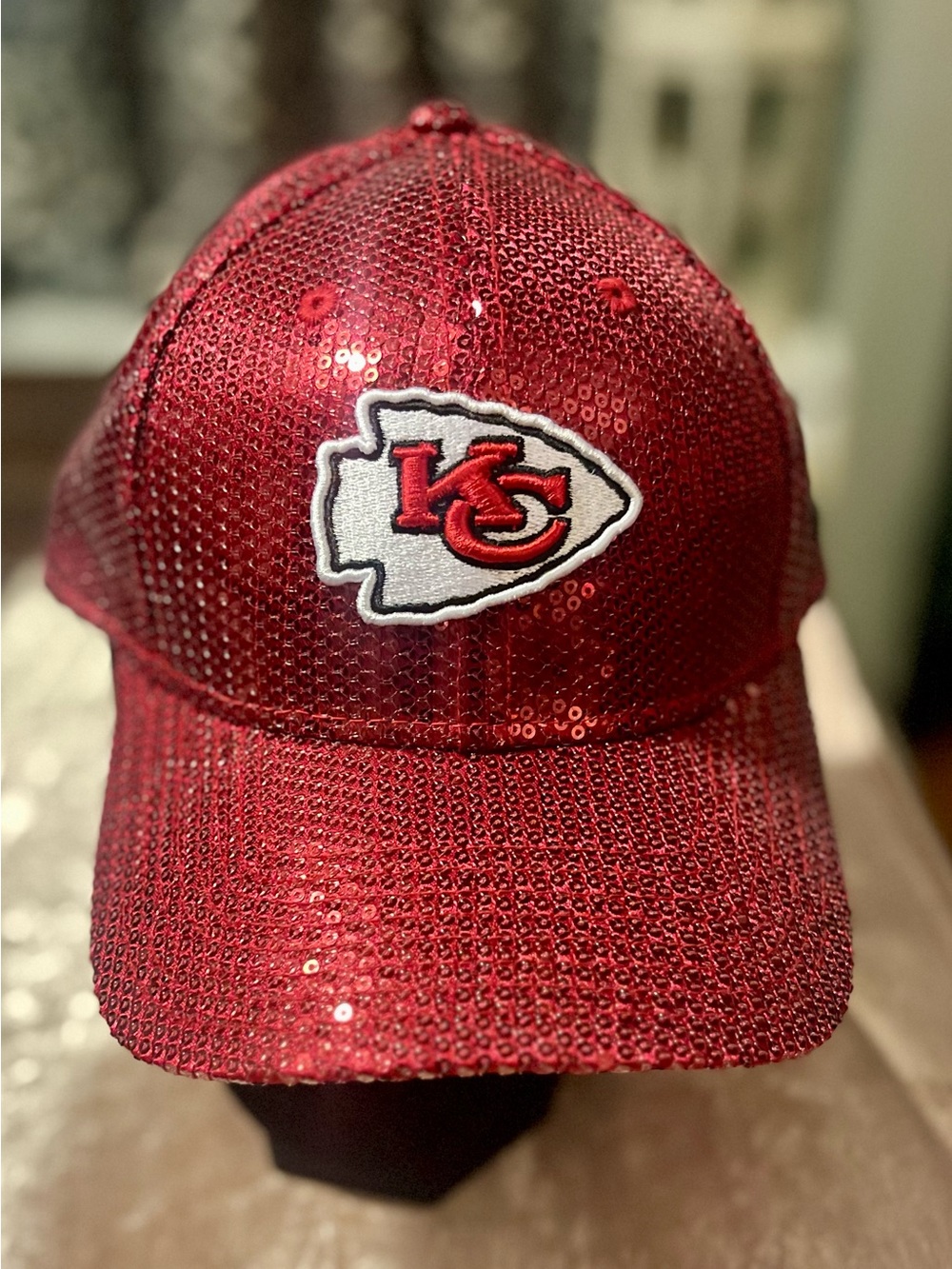 New Era Kansas City Chiefs Sequin Cap - Red